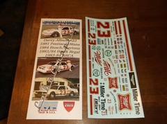 Davey Allison #23 1981 MILLER HIGH LIFE Pontiac 1/24th scale decals LoboGraphix