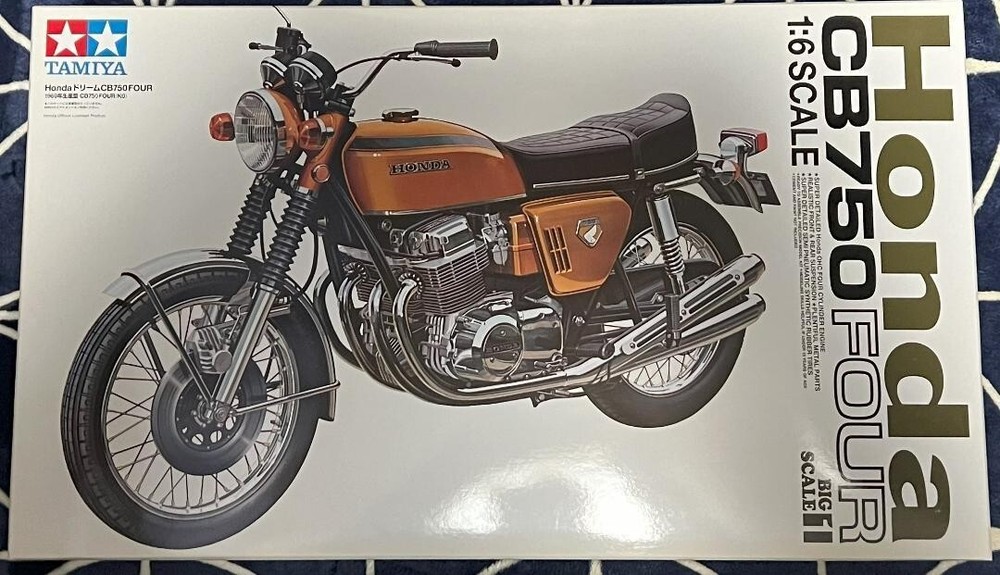 Tamiya 1/6 Big Scale Honda Dream Cb750 Four Figure Motor bike from Japan NEW