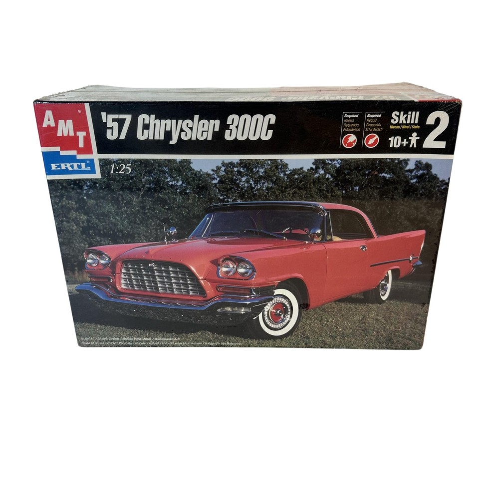 Vintage AMT Ertl ’57 Chrysler 300C Model Kit 1:25 Sealed 120+ Parts Car Hobby