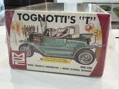 MPC TOGNOTTI’S “T” SHOW ROD ORIGINAL FACTORY SEALED KIT!! CIRCA 1967! VMCP!