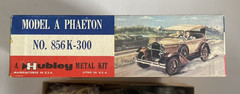 VINTAGE HUBLEY MODEL A PHAETON METAL KIT NO. 856K-300 NEVER ASSEMBLED IN THE BOX