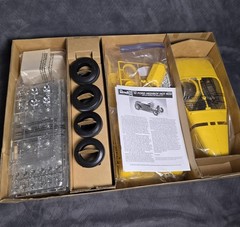 Vintage Revell Big Deuce ’32 Ford Highboy Hot Rod 1:8 3’n1 Model Kit Yellow
