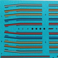 1985 Chevy Camaro Z28 1/24 Waterslide Decal Sheet Revell Interior Stripes Emblem