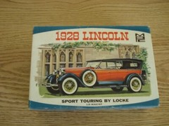 MPC 1928 LINCLIN SPORT TOURING by LOCKE 1/25 SCALE PLASTIC MODEL