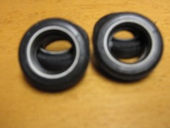 RARE MPC 1 YEAR ONLY 1973 ISSUE ORIGINAL SET OF 4 GOODYEAR WIDE WHITE WALL TIRES