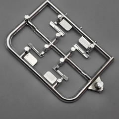 Moebius 1/25 1970 Ford F-350 Parts Kitbash Chrome Badges #408 #409 #410 #411