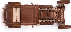 Hot Rod Wooden Model Car Kit – DIY Retro Puzzle Rides Up to 32 Feet