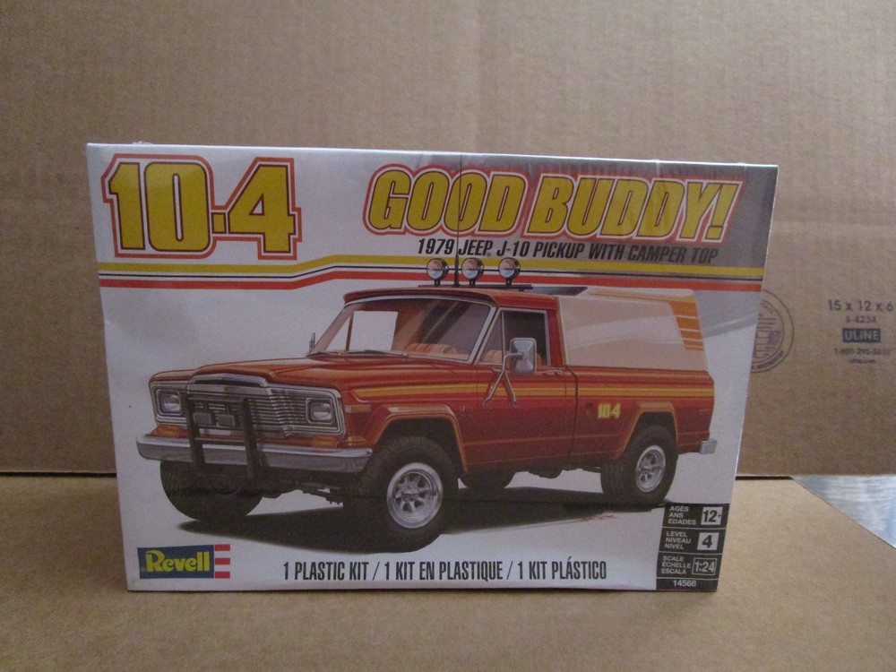RMX/14568 1979 JEEP J10 10.4 GOOD BUDDY P/U WITH CAMPER TOP FREE SHIP