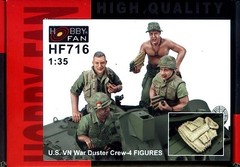 Hobby Fan 1/35 HF-716 US Amry M42 Duster Crew (Vietnam War) – 4 Figures