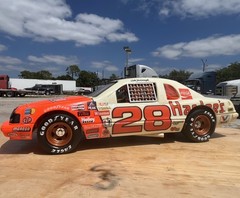 AWESOME Vintage 80s FORD T-BIRD #28 Cale Yarborough HARDEES Amazing Detail