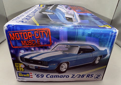 Revell Motor City Muscle 69 Camaro Z/28 RS Model Kit 1/25 Scale Open Box