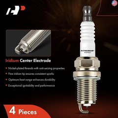 A-Premium Iridium Platinum Spark Plugs Compatible with Honda Civic 2006-2011,