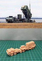 1/144 USA MIM-104F Patriot Air Defense Missile Launcher (PAC-3) Resin Kit