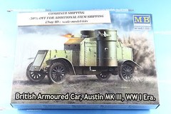 Master Box 72007 British Armoured Car Austin MK III WWI 1/72