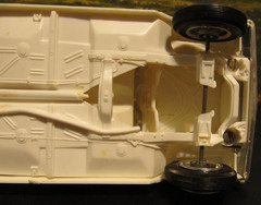 1962 AMT Chevy II NOVA Convertible Plastic MODEL KIT 1/25 K7012 screw bottom