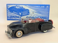 1950’s Ace Products Sports Roadster Wooden Model Kit – Orig 1950 Build with Box