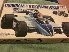 1/20 scale model parts Brabham BT50 BMW Turbo Chassis No Box