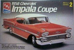 58 Chevy Impala FRONT SUSPENSION 224 1649 AMT Model Car Parts COMBINE