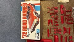 RARE MPC 1/25 ’72 PLYMOUTH ROAD RUNNER ANNUAL MODEL KIT UNBUILT 1-7225-225 READ
