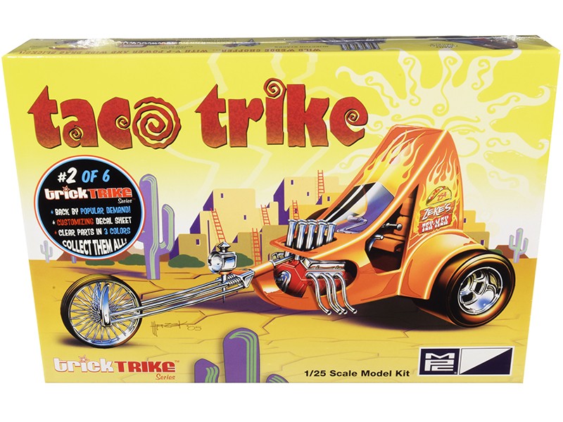 MPC MPC893 Skill 2 Model Kit Taco Trike “Trick Trikes” Series 1/25 Scale Model