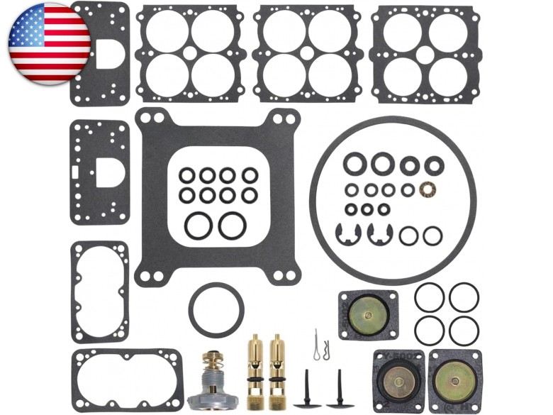 4150 37-485 Carburetor Gasket Rebuild Kit Compatible with Holley 4 Barrel