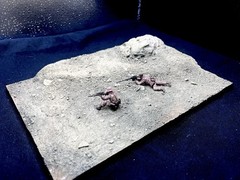 1/35 Scale Military Diorama Base Terrain Display Model Soldiers Figures Diecast