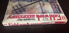 Bandai 1/48 Telegraph Pole Fieldwork Accessory Kit #8233 Parts Sealed See Photos