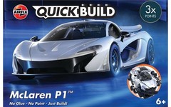 Airfix J6028 McLaren P1 QUICKBUILD White Supercar Plastic Model Kit Hobby