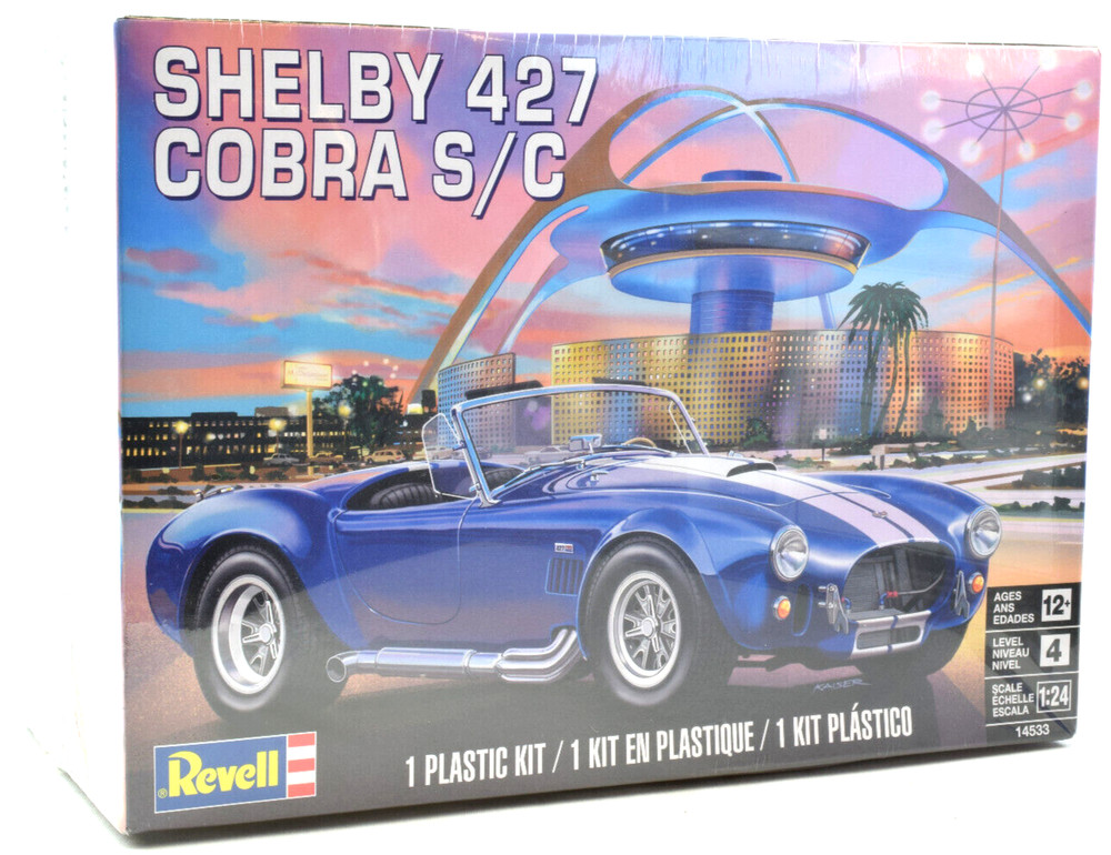 Revell Shelby 427 Cobra S/C 1/24 Scale Plastic Model Car Kit 14533