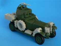 1/35 Scale Die-Cast Resin Model Assembled Kit Pattern 1920/Sand Tyres Accesso…