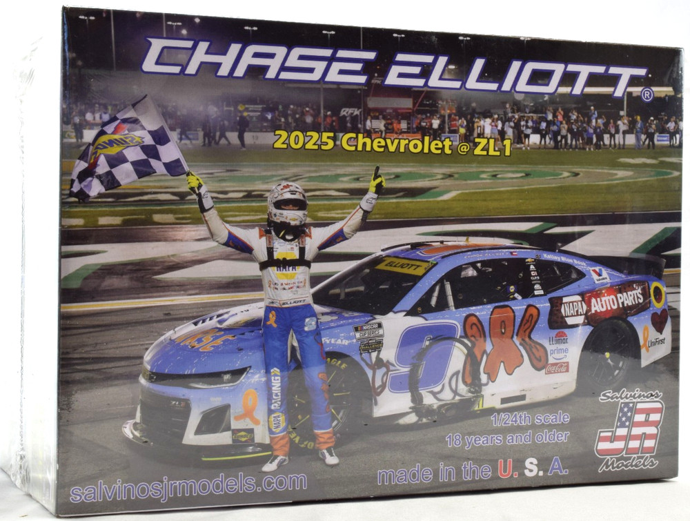 Salvinos JR Models “NAPA” Chase Elliot 2025 Camaro ZL1 -Atlanta Nascar 1/24 Kit