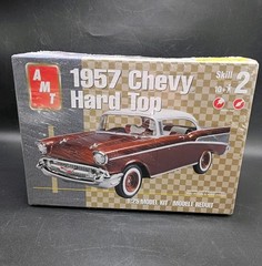 Vintage AMT 1957 Chevy Hard Top Model Kit New Sealed