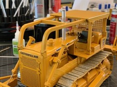 FRONT GRILL KIT FOR AMT 1/25 SCALE BULLDOZER MODEL