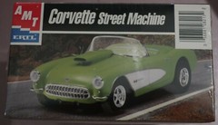 1957 Corvette NOS vintage AMT car model kit Issued in 1998