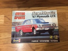 Revell Motor Sports Sox & Martin ’67 Plymouth GTX 1:25 Plastic Kit #85-4916