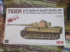 Rye Field 1/35 Tiger I Initial Prod Early 1943 N African Front 5001U VOYAGER BIN