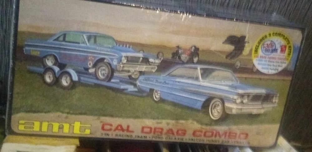 Ford Cal Drag Combo 64 Galaxy, Falcon& Trailer !!,Very Cool For Dad/Son/Daughter