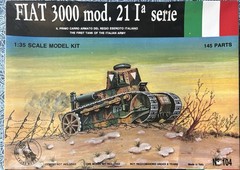 Tauromodel Fiat 3000 Mod. 21 Iª Serie 1:35 Military Tank Plastic Kit 104