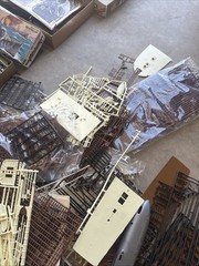 Large Group Lot Vintage Model Models Ship Ships Boat Boats Junk Yard Junkyard