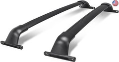 DNA MOTORING Front, Rear Pair of Roof Rack Cross Bars Compatible with Kicks