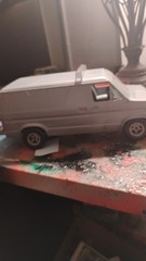 NOS 1979 REVELL DALLAS COWBOYS CHEERLEADERS FORD VAN 1/20 Scale Snap-Together