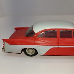 *RARE Jo- Han 2-TONE RED/WHITE! “1956 DESOTO HARDTOP” PROMO MODEL CAR 2942B53