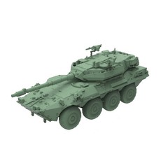 MRY-SFW SS679 1:160 Railway Military Model Kit Italy Wheeled Tank Destroyer