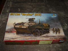 Trumpeter 00375 Model M1126 STRYKER ICV Box open 1/35 kit Factory sealed 2006