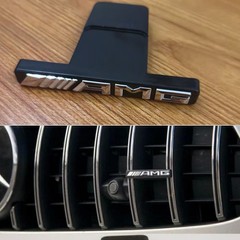 Front Vertical Strip General Grill Decal Emblem Badge for AMG