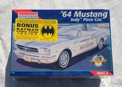 Monogram ’64 Mustang Indy Pace Car Plastic Model Kit 2456 1995 New Sealed