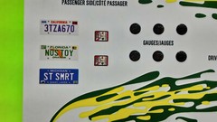 1995 Toyota Supra 1/25 Decal Sheet Florida Vanity License Plate Fast & Furious