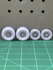 1:24 Drag Racing Wheels & Tires – Weld V Front / Alpha One Rear M/T Tires