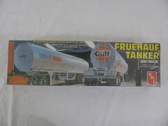 1970s AMT 1/25 Union 76 or Gulf Fruehauf Tanker Semi Truck Trailer Kit #T531 NOS