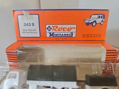 Vintage Roco MINITANKS 343 S Steyr 680 M3 w/Trailer & Instructions New Austria